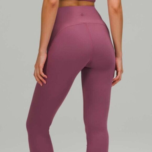 Lululemon 2022 InStill High-Rise Tight pants 25" leggins Vintage Plum 6 EUC - Picture 16 of 16